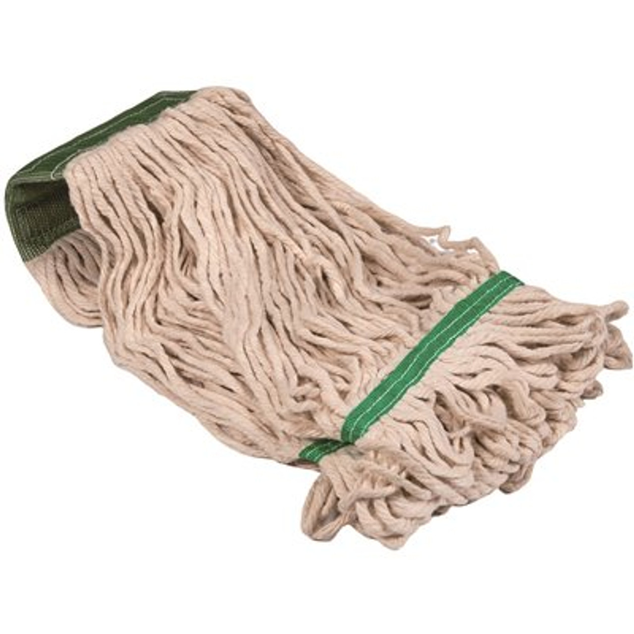 Renown Small 16oz White Blended Looped String Mop, 5 in. Headband (2-Pack)