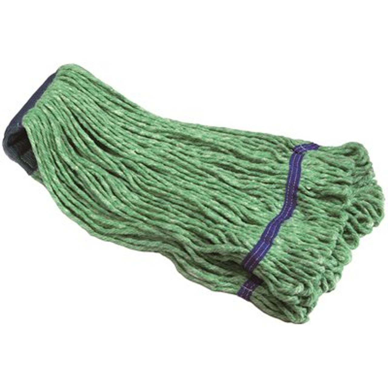 Renown Medium 20oz Green Blended Looped String Mop, 5 in. Headband (2-Pack)