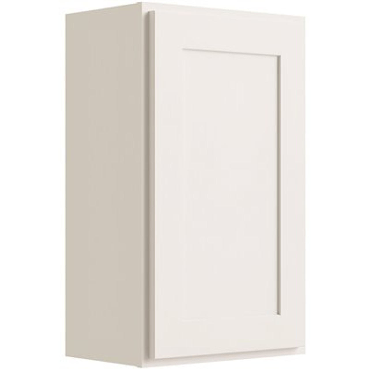 CNC Cabinetry 21" W X 30" H 1 Door Wall Cabinet, Luxor White