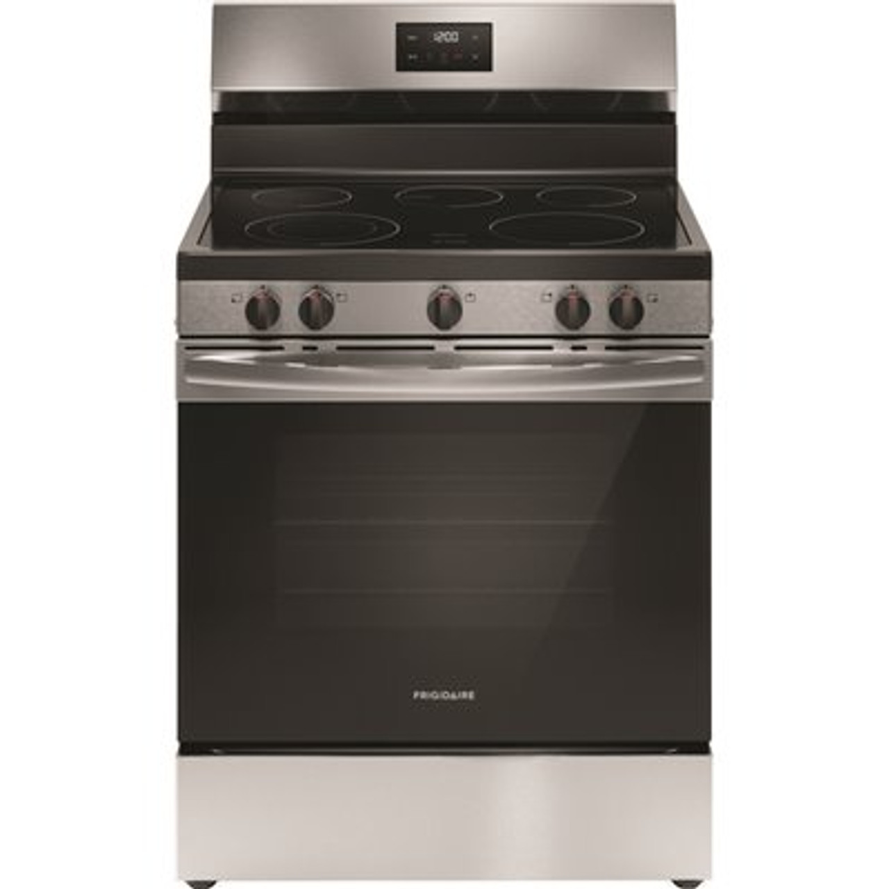 FRIGIDAIRE FRIGIDAIRE 30-in Glass Top 5 Burners 5.3-cu ft Freestanding Electric Range (Stainless Steel)