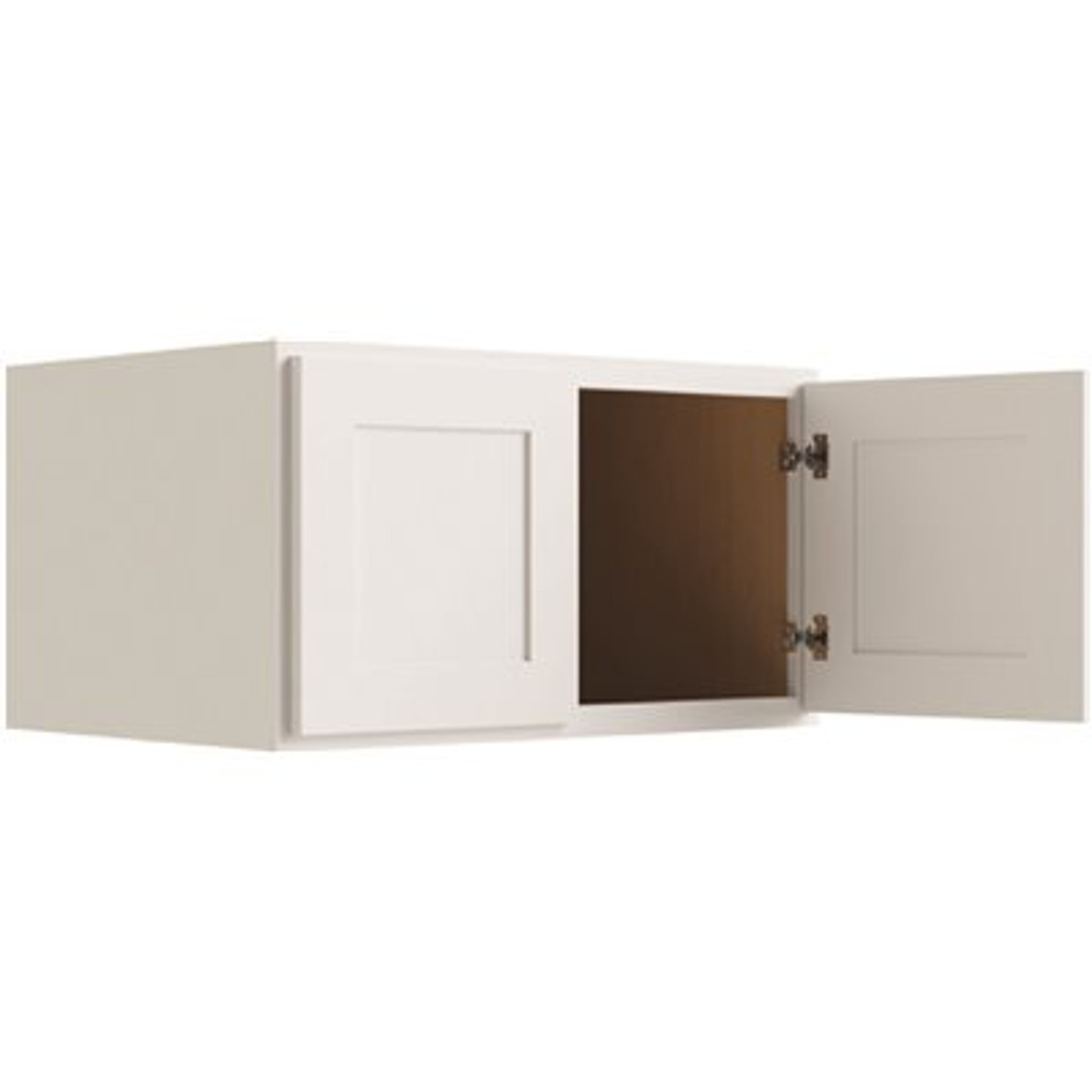CNC Cabinetry Cabinetry Luxor White Wall Cabinet, 24 Deep 30w X 18h