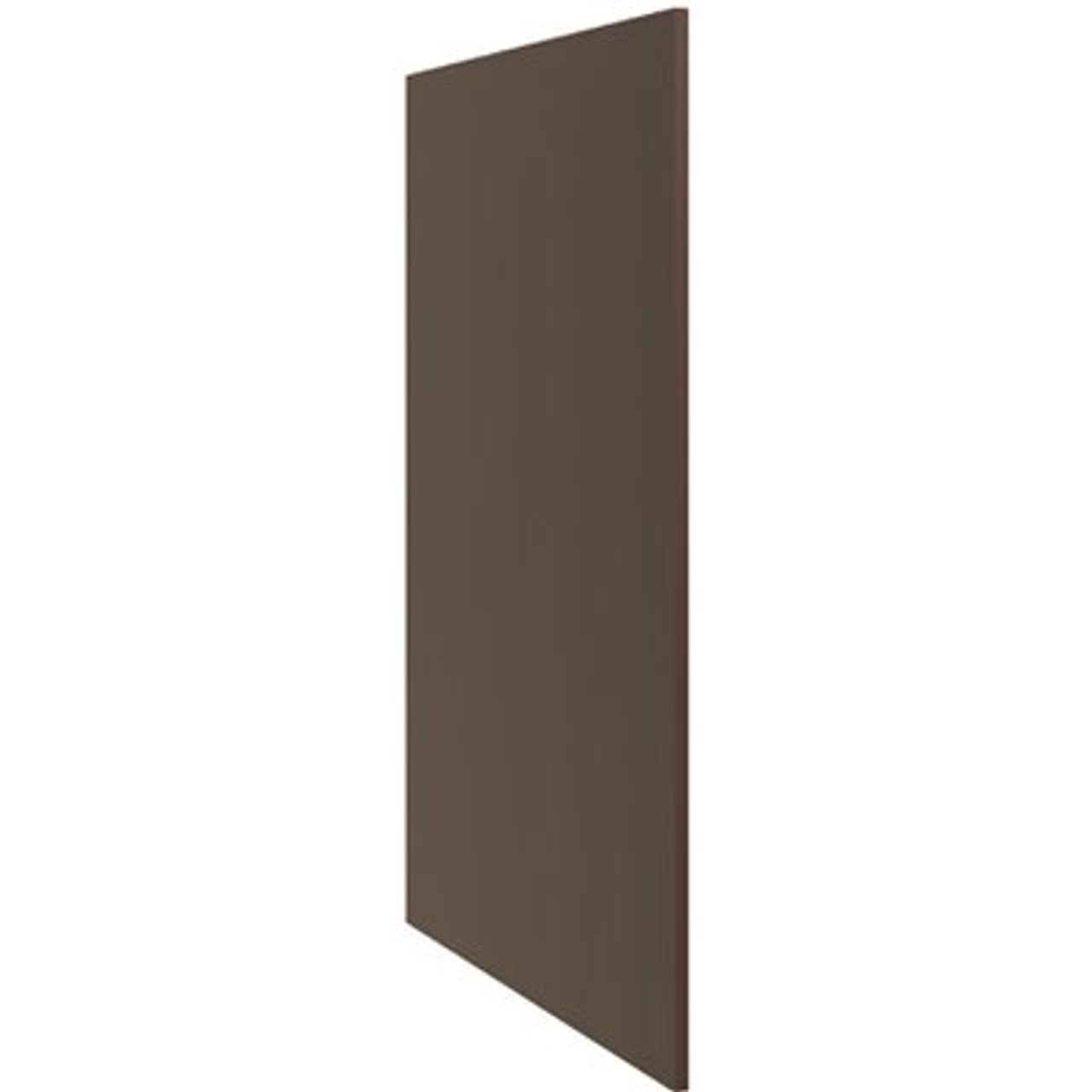 CNC Cabinetry Luxor Wall End Skin, 0.25"w X 42"h X 11.25"d, Shaker Espresso