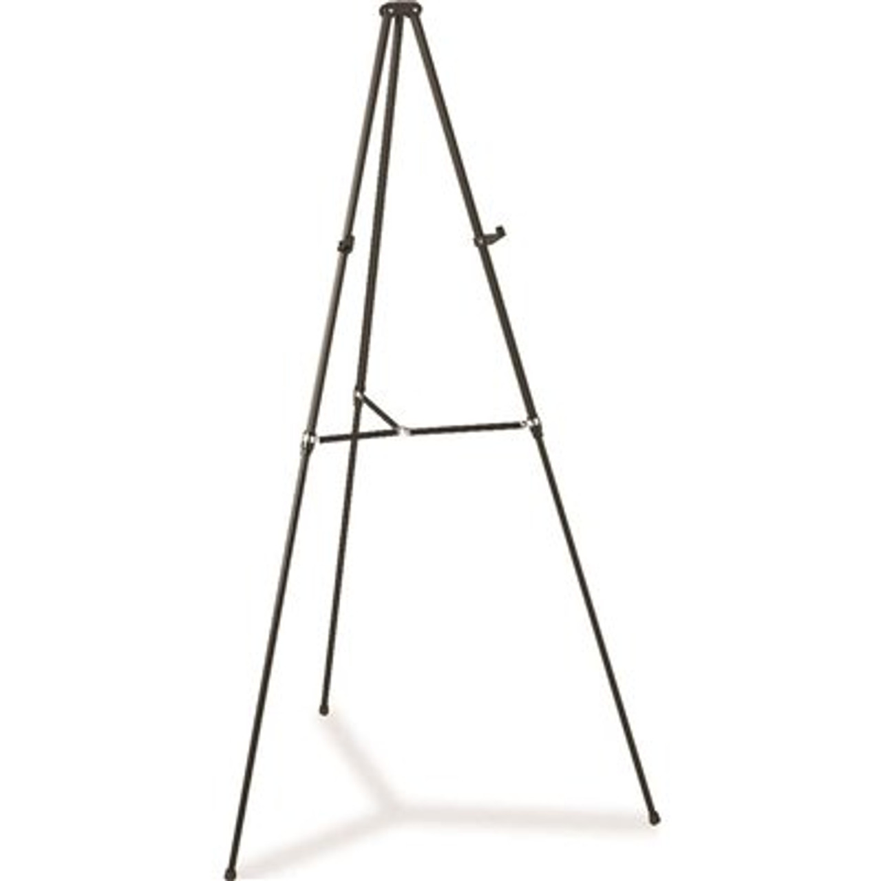 Quartet 38 in. to 66 in Black Aluminum High Lightweight Telescoping Tripod Easel