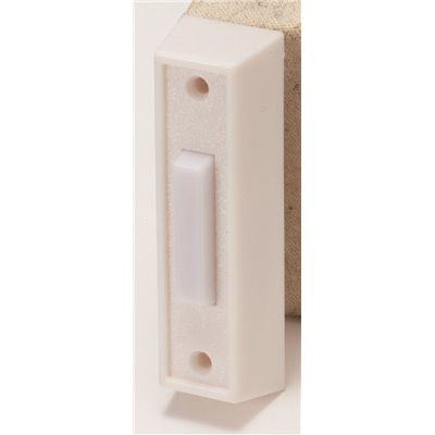 Newhouse Hardware Lighted Door Chime Button - White