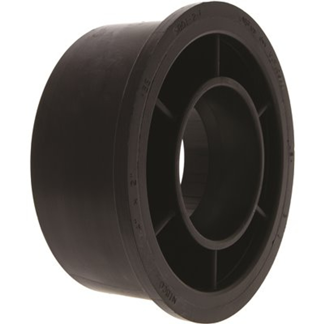 NIBCO 4 in. x 2 in. ABS DWV Spigot x Hub Flush Bushing