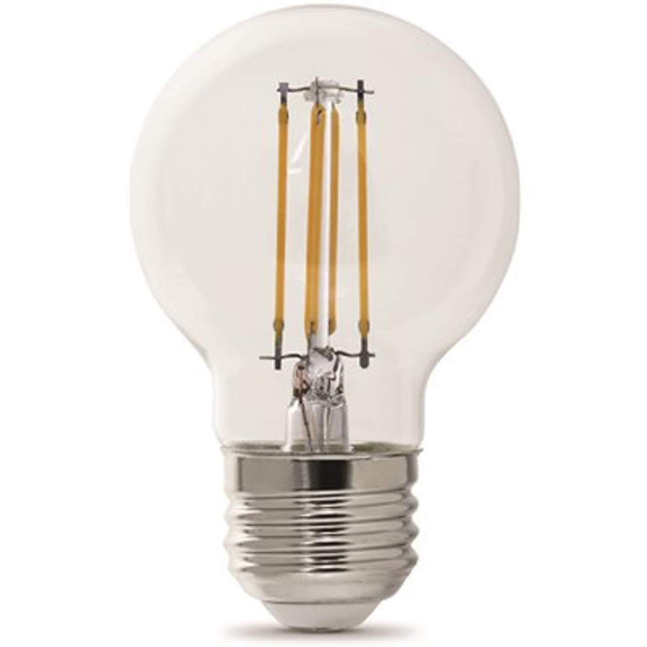 FEIT ELECTRIC Electric G16-1/2 3.8w 2700k E26 Base Clear Filament LED Bulb Package Of 12