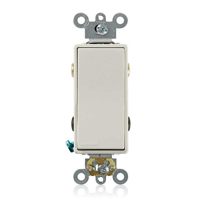 Leviton Decora Plus Rocker Switch Light Almond