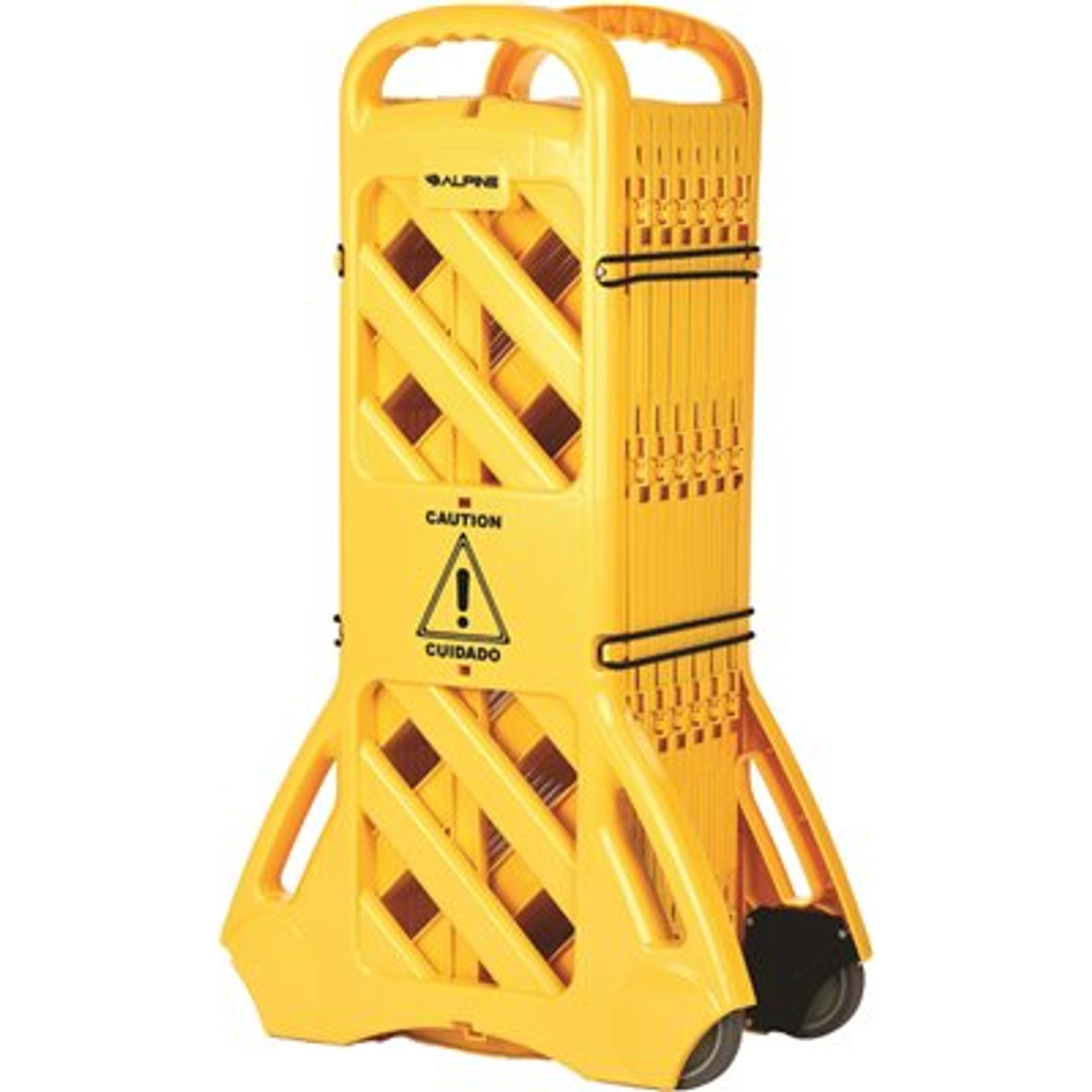 ALPINE INDUSTRIES 13' Expand Mobile Barricade/safety Fold Gate/traffic Fence