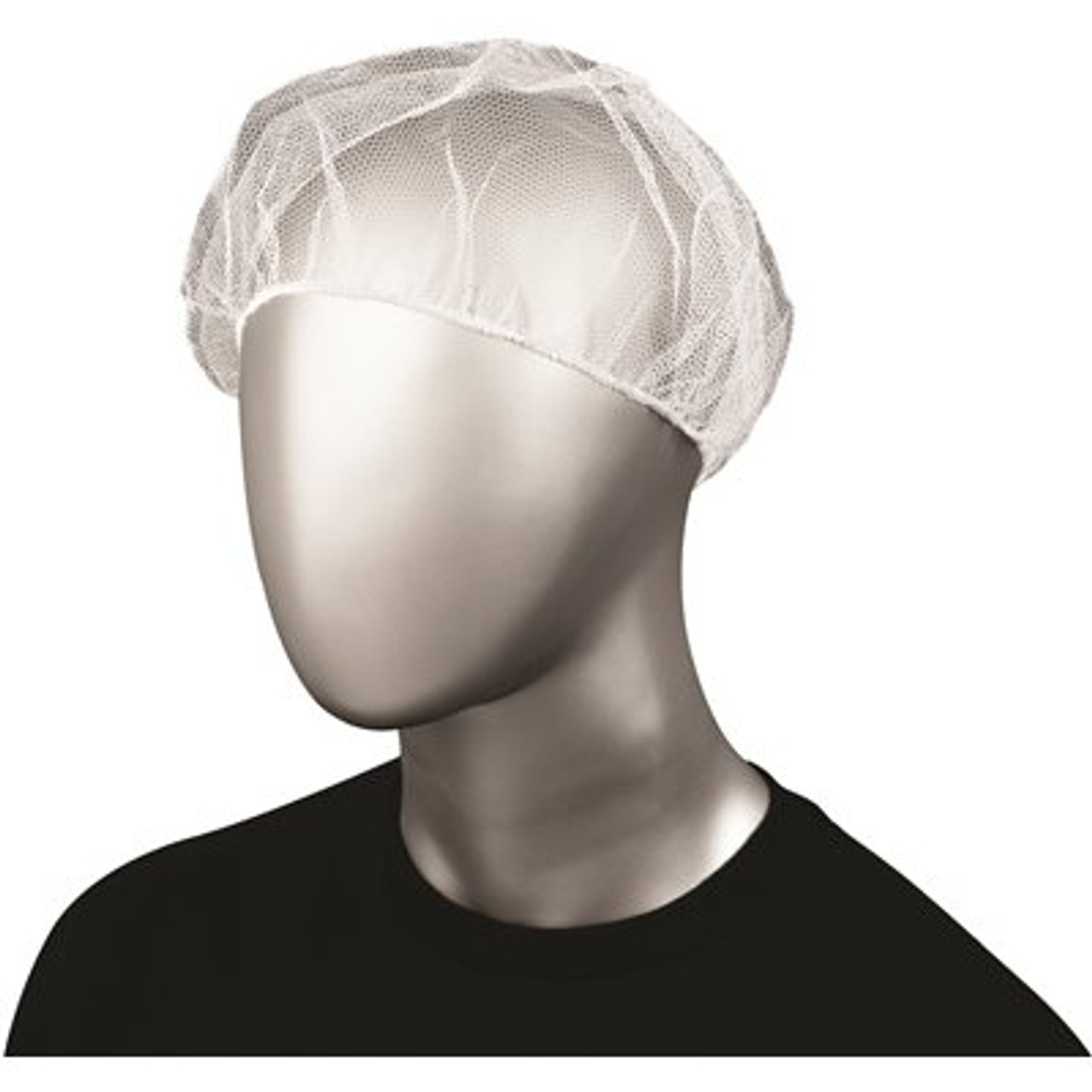Ambishield Nylon Mesh Hairnet 1/8" Holes 24" White Case Of 1000