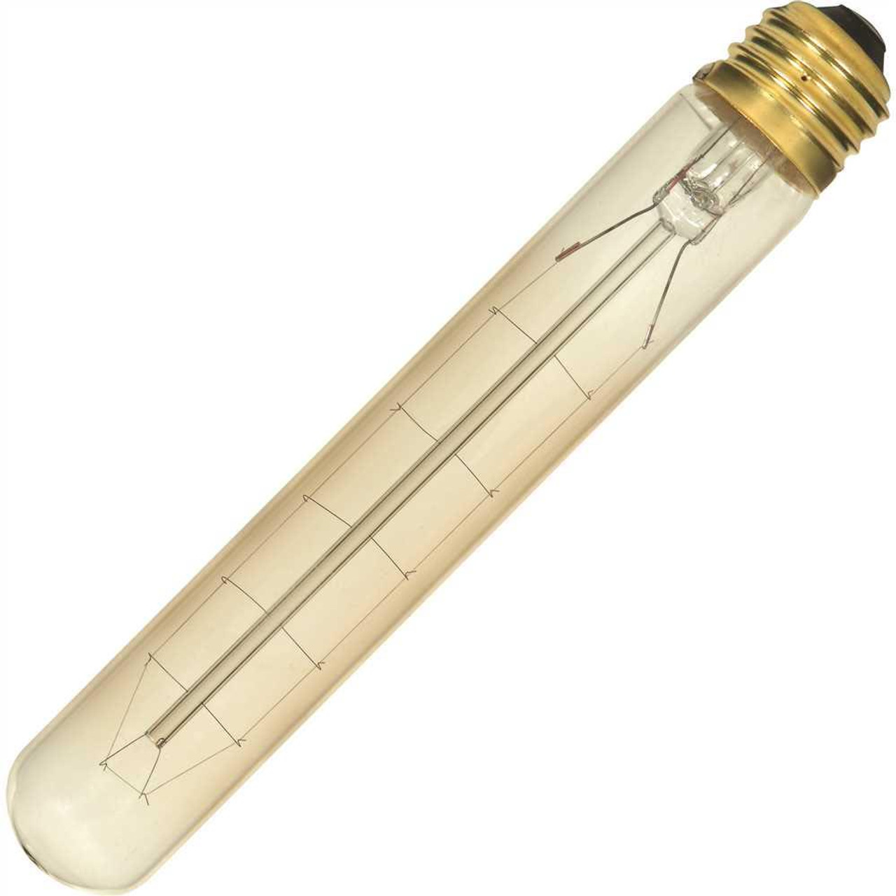 Satco Vintage T-9 Bulb, 40 Watt, Hairpin, 120 Volt, Package Of 10