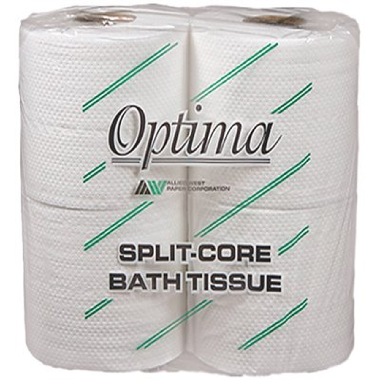 Optima Premium White Split Core 2-Ply Bath Tissue (580-Count)