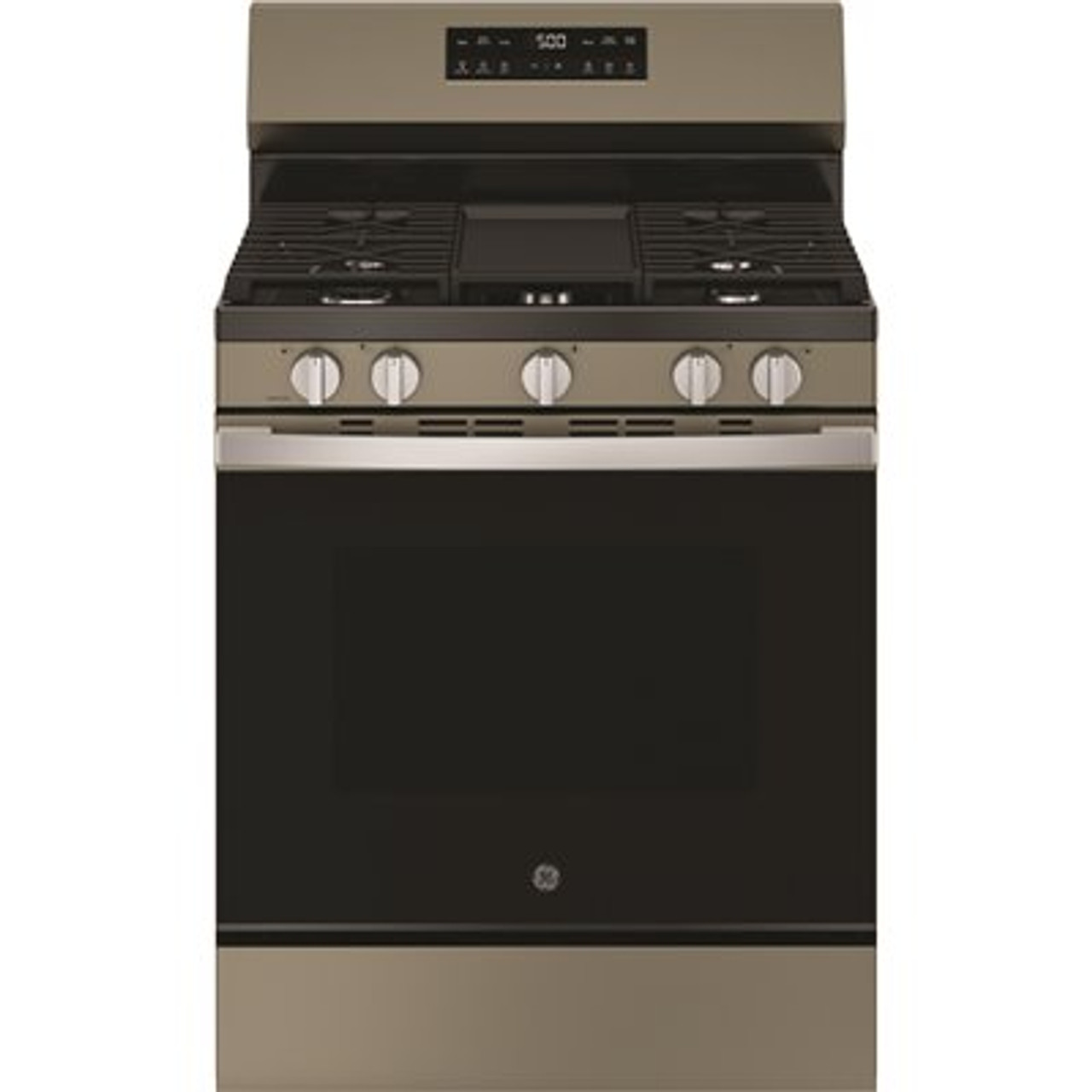 Ge 30 Inch Gas Free-Standing RanWith Crisp Mode, Self Cleaning, Slate