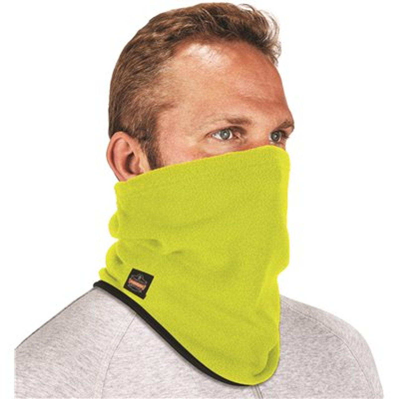 Ergodyne 6960 Hi-Vis Lime Fleece Neck Gaiter