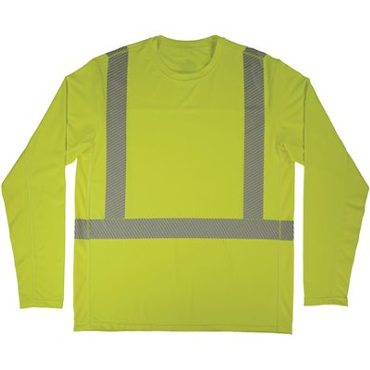 Ergodyne 6688 XL Lime Class 2 Hi-Vis Sun Shirt Cooling Uv-Protection