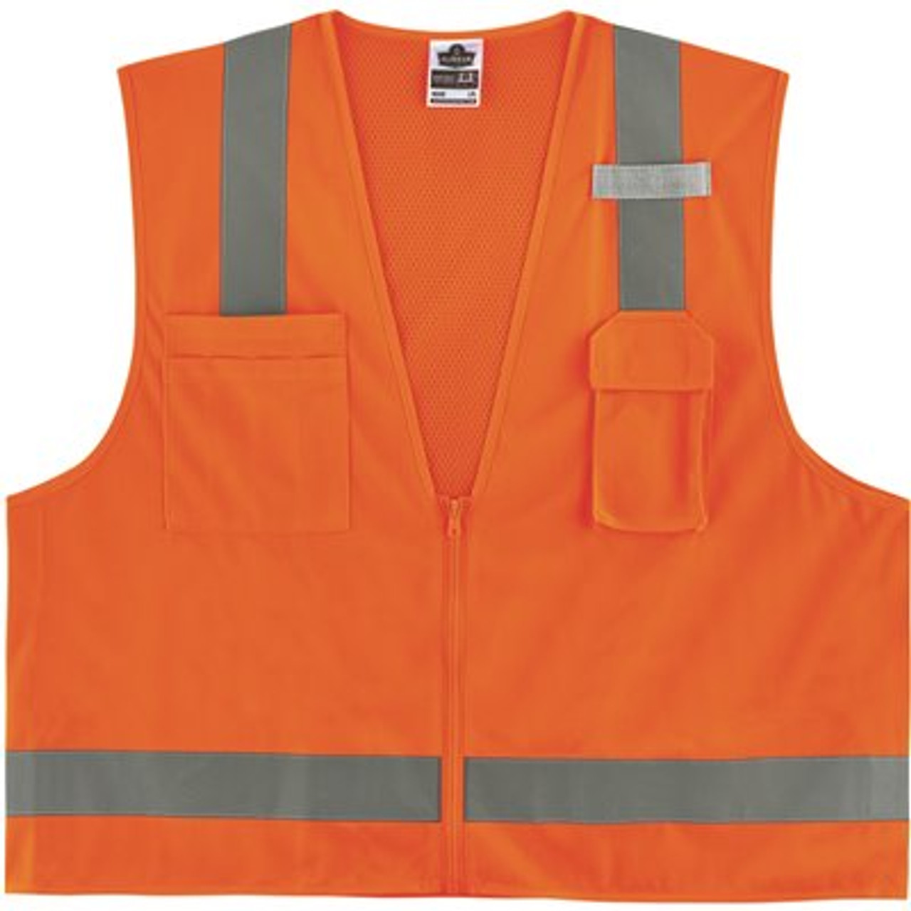 Ergodyne 8249z-S 3xl Orange Class 2 Economy Surveyors Vest - Single Size