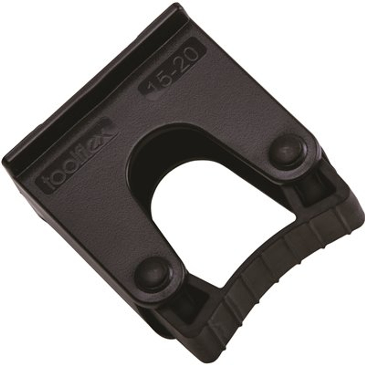 Toolflex Original Small Tool Holder Mounts to Wall or 20-36" Rail Black Package Of 2