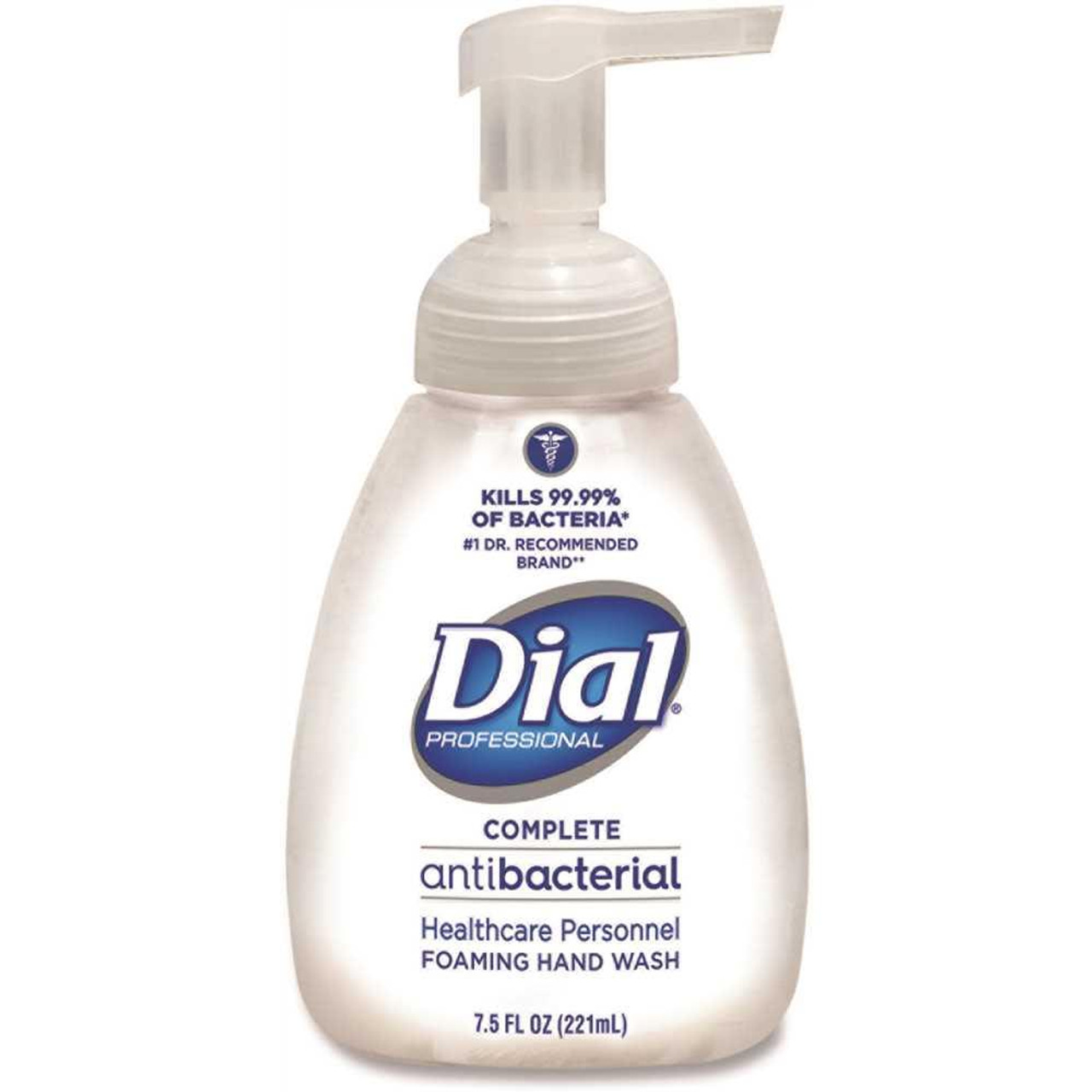 Dial Antimicrobial Foaming Hand Wash, 7.5 Oz Tabletop Pump, Carton Of 12