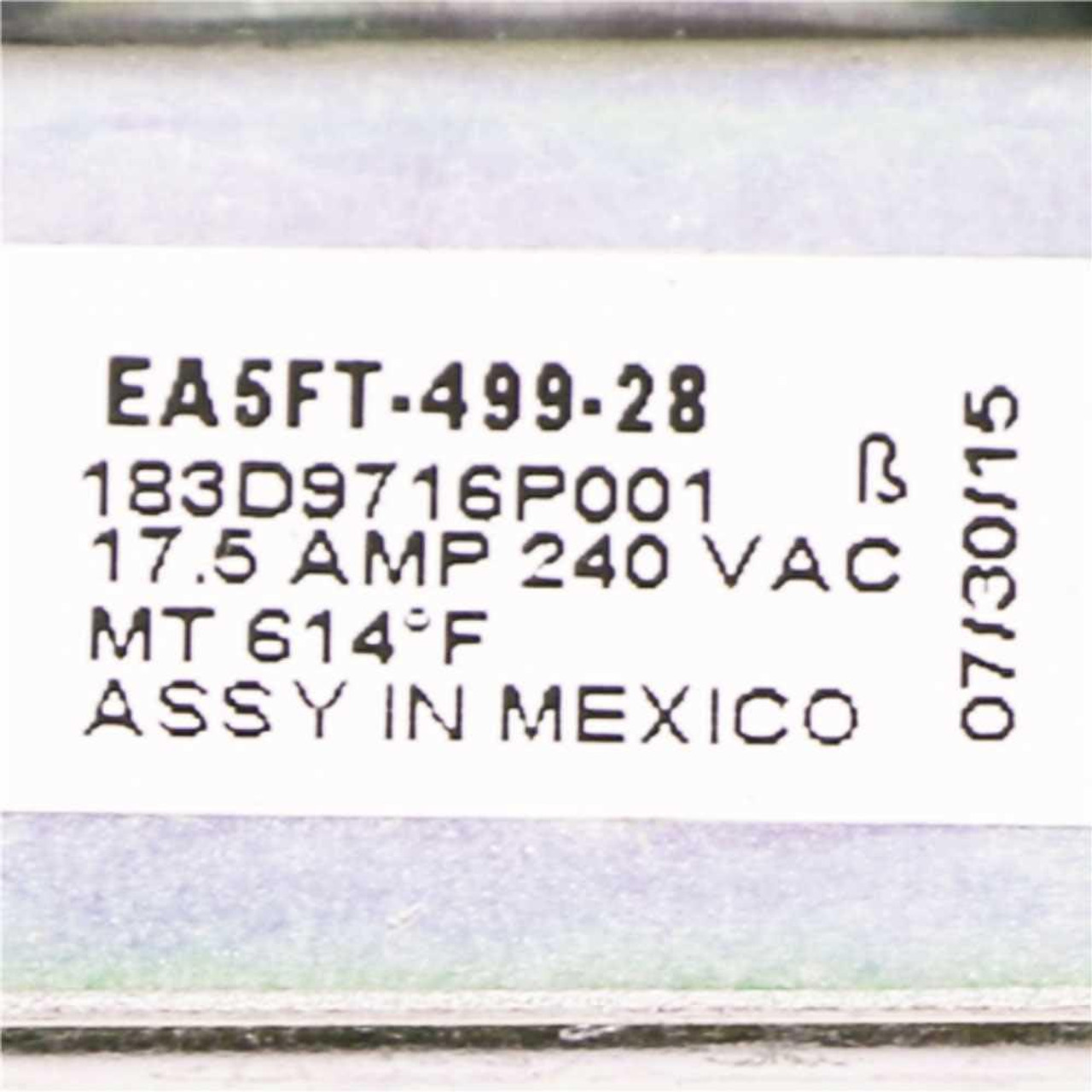 Ge Replacement Top Heat Thermostat For Range, Part #wb20k10019