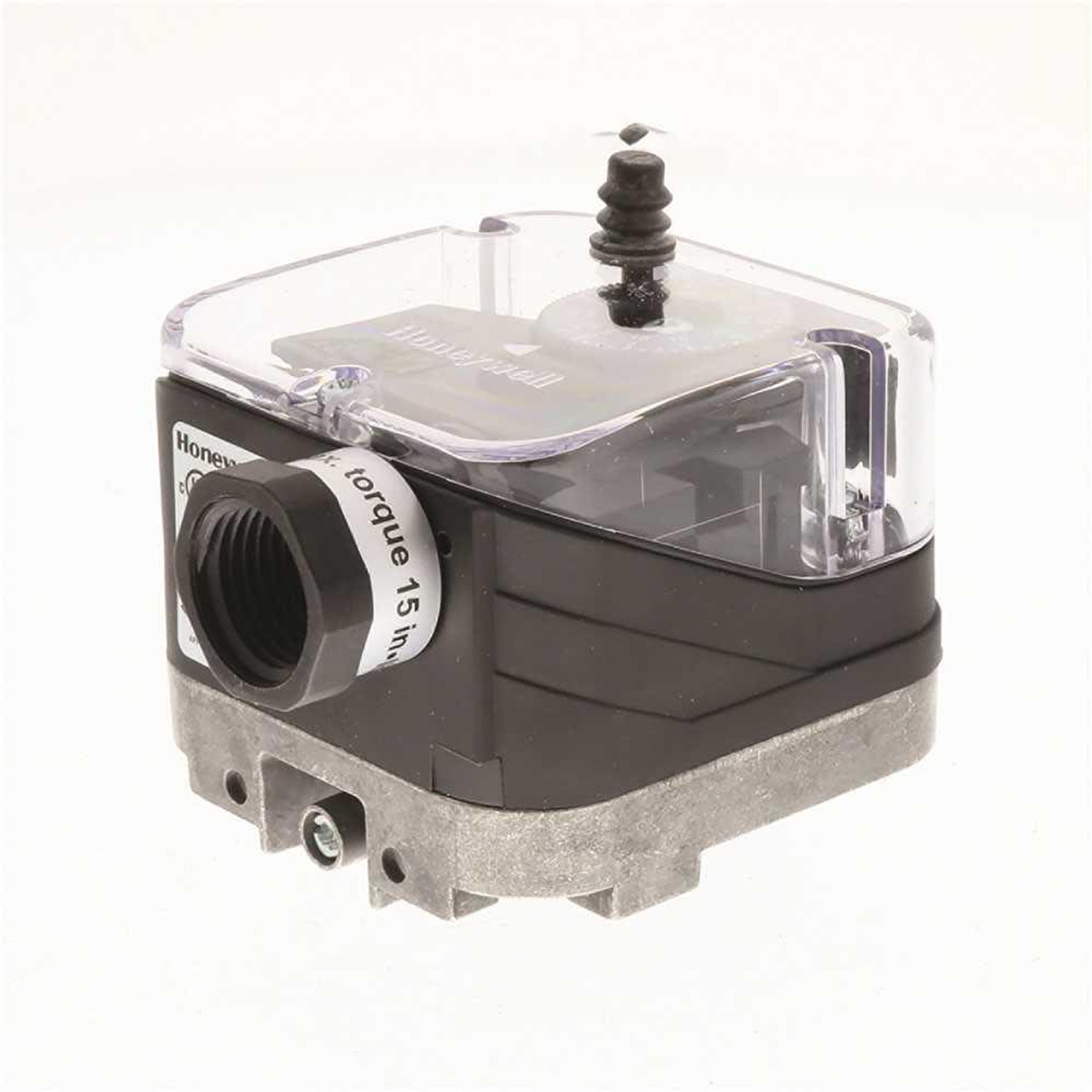 Honeywell Gas Pressure Switch, Break On Rise, Manual Reset, 1/4 Npt, 1-20" Wc