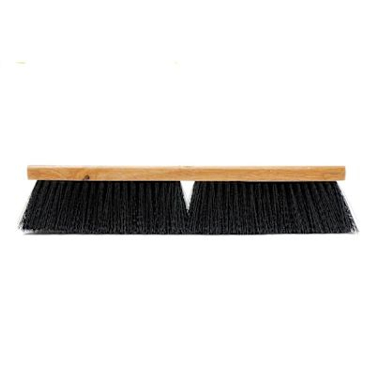 Renown 18" Polypropylene Medium Heavy Sweep Broom Center Block Black Renown 18" Polypropylene Medium Heavy Sweep Broom Center Block Black