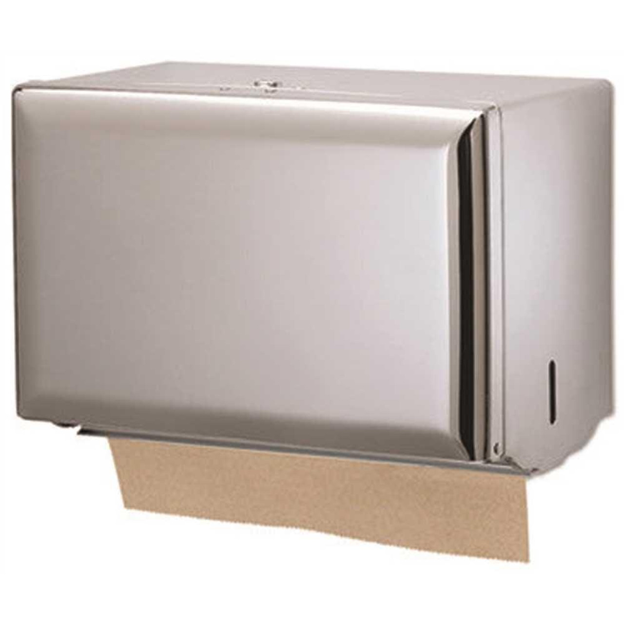 San Jamar Singlefold Paper Towel Dispenser, Chrome, Package Of 2