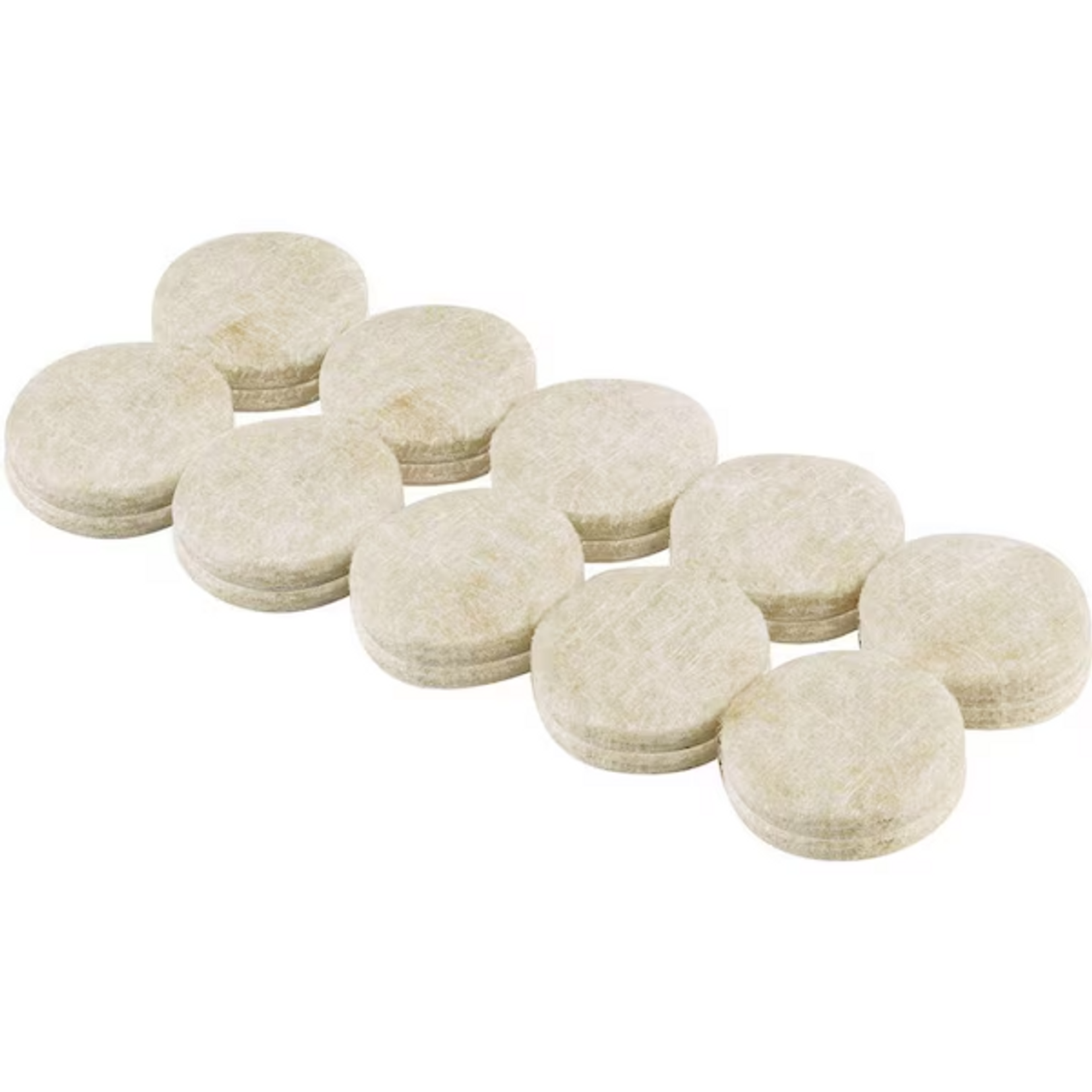 Shepherd 3/4 in. Beige Round Felt Heavy Duty Self Adhesive Furniture Pads (20-Pack)
