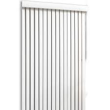 3.5 in slats 78 in X 84 in - Room Darkening (White) - Vertical Blinds