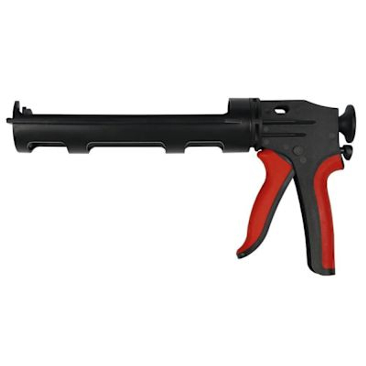 Irion Half-Pipe Caulk Gun, Plastic, 10-1 Thrust Ratio, 10 Oz.