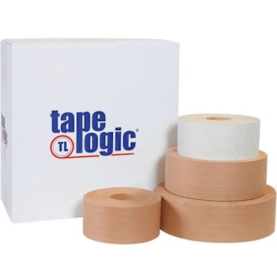 Box Partners 72mmx1000' Kraft Tape Logic?® #7200 Reinforce Wtr Activate Case Of 6