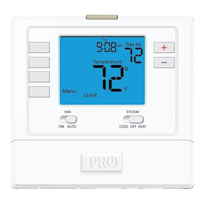 Pro1 Programmable Thermostat 1ht 1cl 24volt Battery