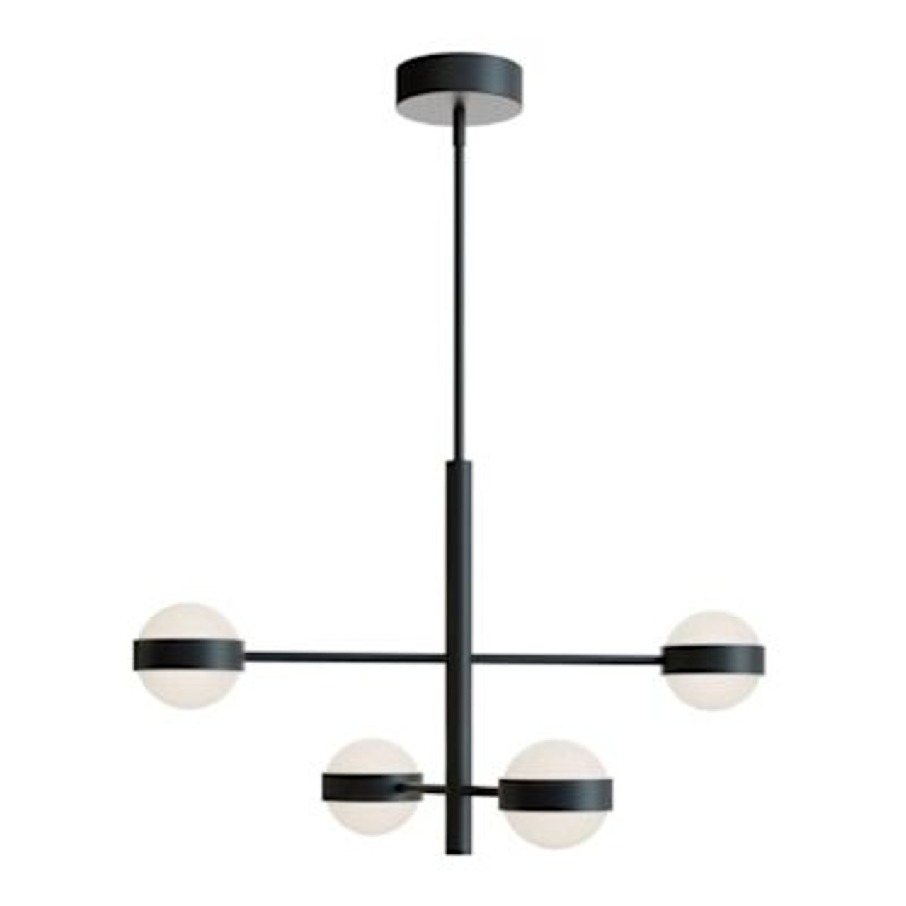 Afx Verona 30" LED Pendant, 27/30/35/40/50k, Black