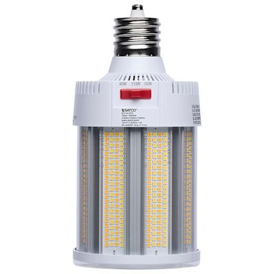 SATCO LED Corncob Bulb, Ex39 Base, 3 CCT Selectable, 120-277v, 80/115/150 Watt