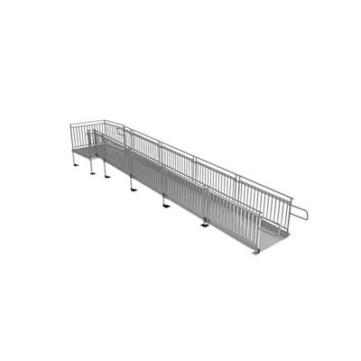 Ez-Access Pathway Hd 26ft. Aluminum Code Compliant Modular Wheelchair Ramp System