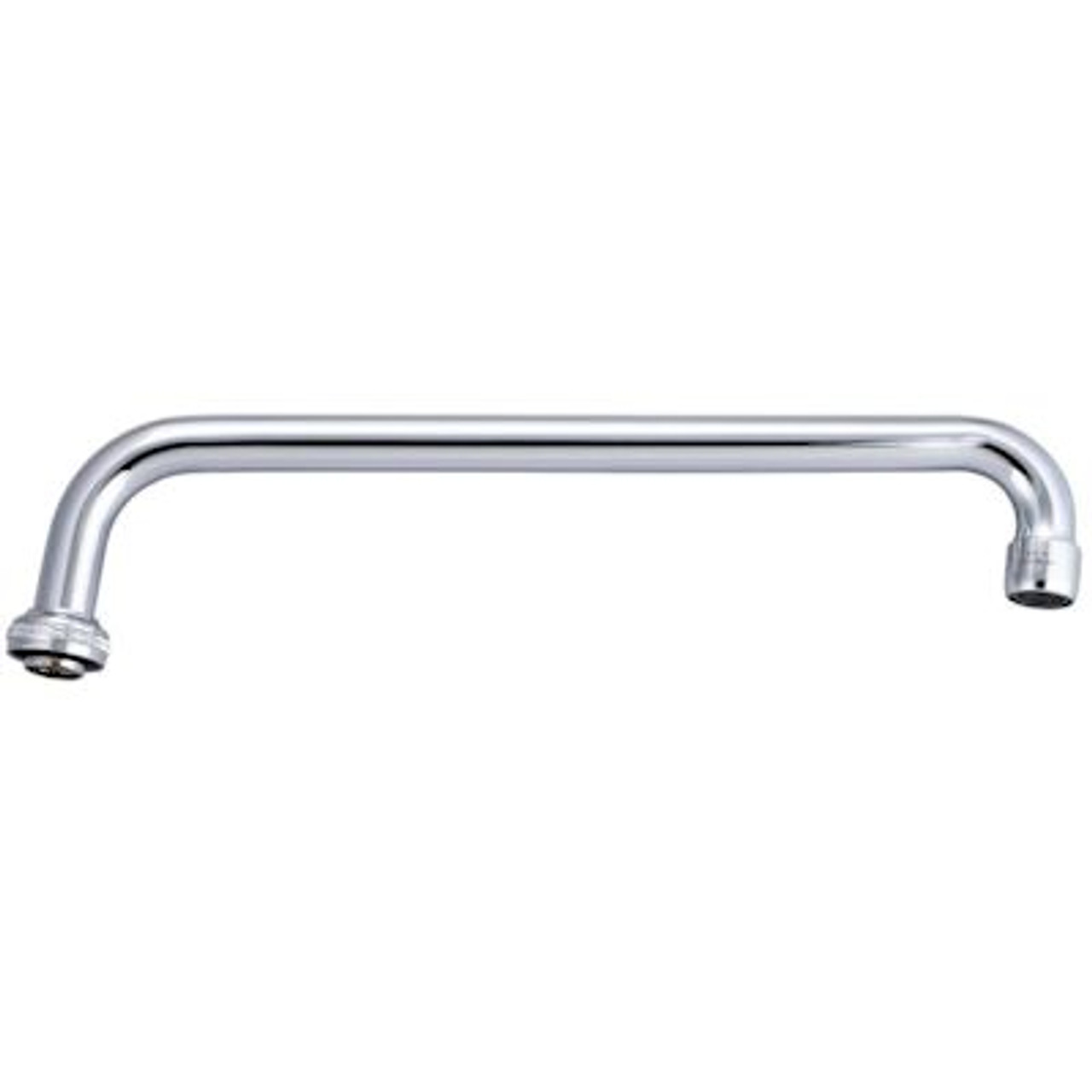Central Brass 12" Swivel Tube Spout With Aerator
