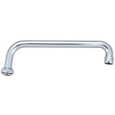 Central Brass 10" Swivel Tube Spout With Aerator