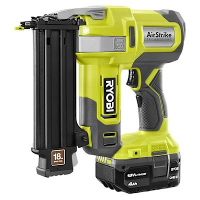 Ryobi One+ 18v Airstrike 18-Gauge Cordless Brad Nailer