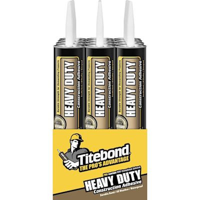 Titebond Provantage Heavy Duty Construction Adhesive, 28 Oz., Package Of 12