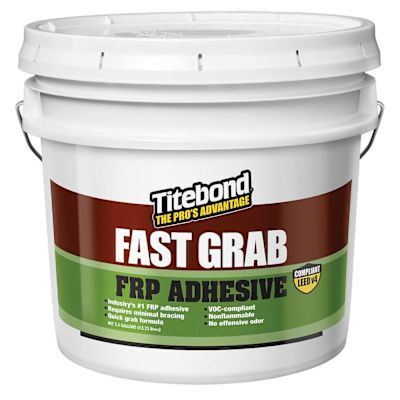 Titebond Fast Grab Frp Adhesive, 3.5 Gallon Pail