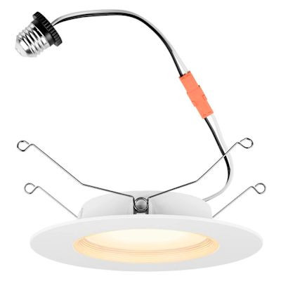 Sylvania 4 Inch LED Retrofit Downlight With Nightlight, E26, 5 CCT Select, 700 Lumen