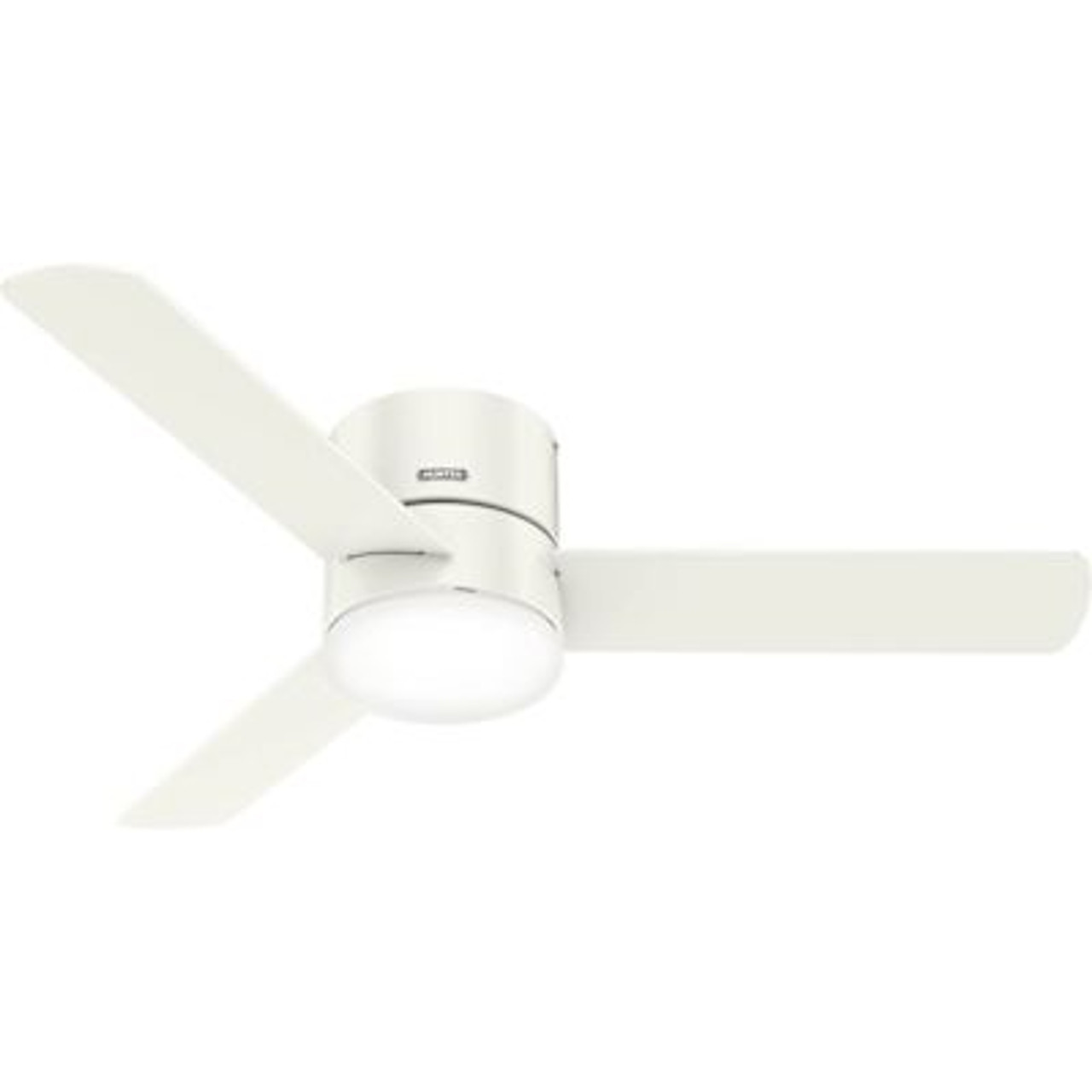 Hunter Fan 52" Minimus Low Profile Ceiling Fan With LED Light, Fresh White
