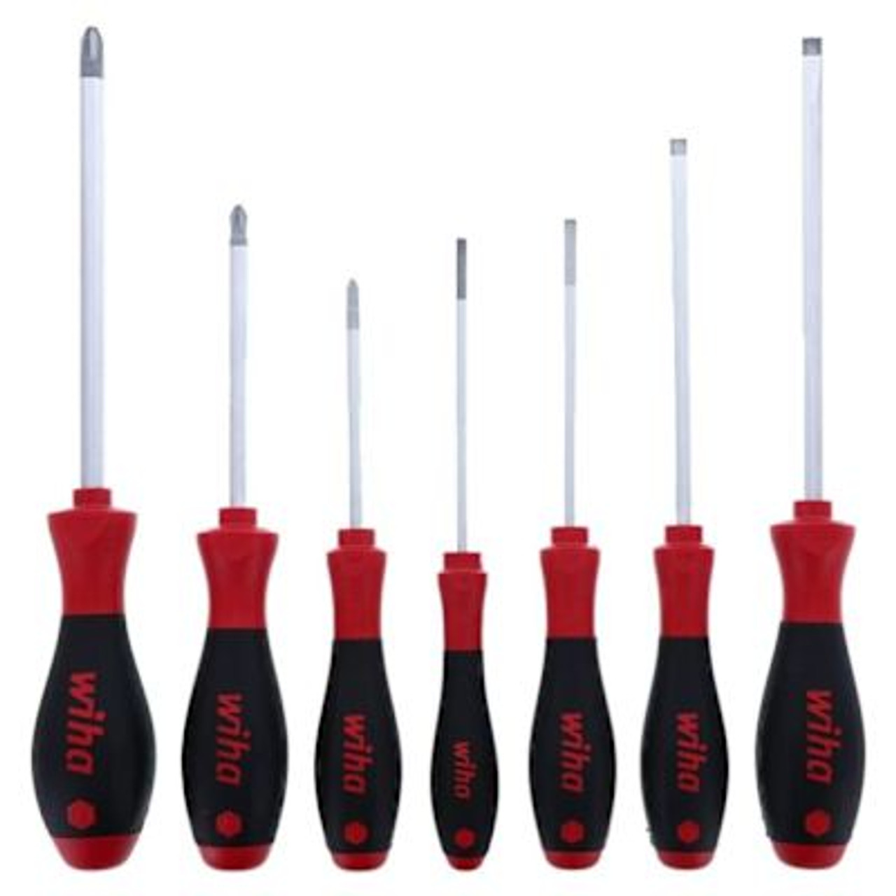WIHA  7 Piece Softfinish Slotted And Phillips Screwdriver Set