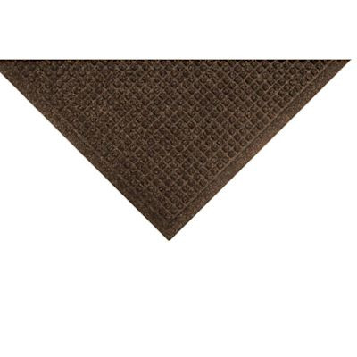 M+a Matting Waterhog Squares Fashion Mat Dark Brown 4'X8' Smooth Backing