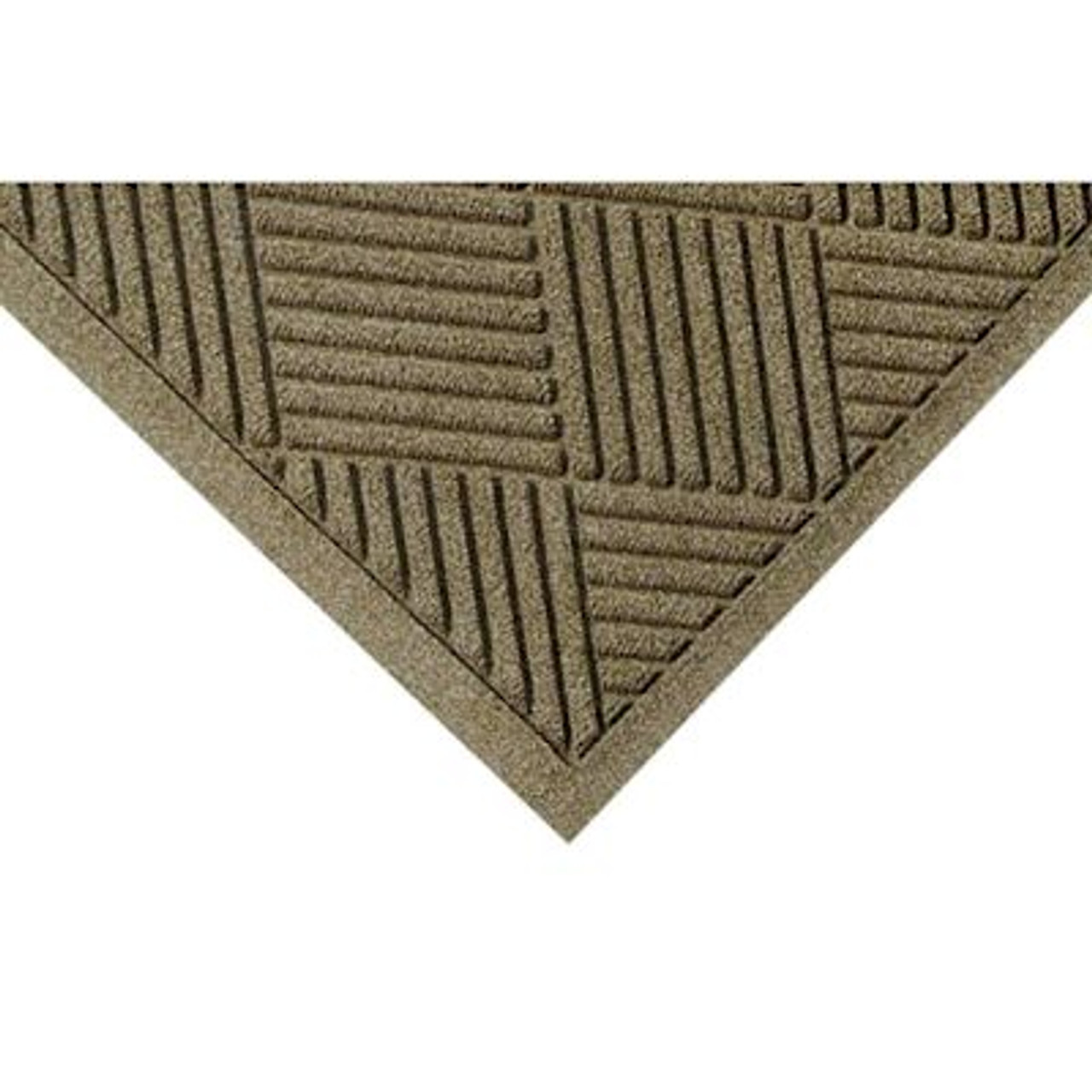 M+a Matting Waterhog Diamond Fashion Mat Camel 3'X4' Smooth Backing