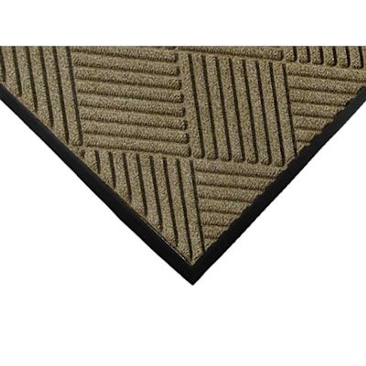 M+a Matting Waterhog Diamond Classic Mat Camel 6'X8.4 Smooth Backing