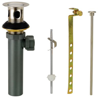 Seasons 50/50 Pop-Up Assembly Brushed Nickel