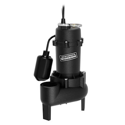 Maintenance Warehouse 1/2 HP Cast Iron Sewage Pump