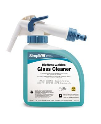 The Safety Zone Simplifill Biorenewables Glass Cleaner Case of 2