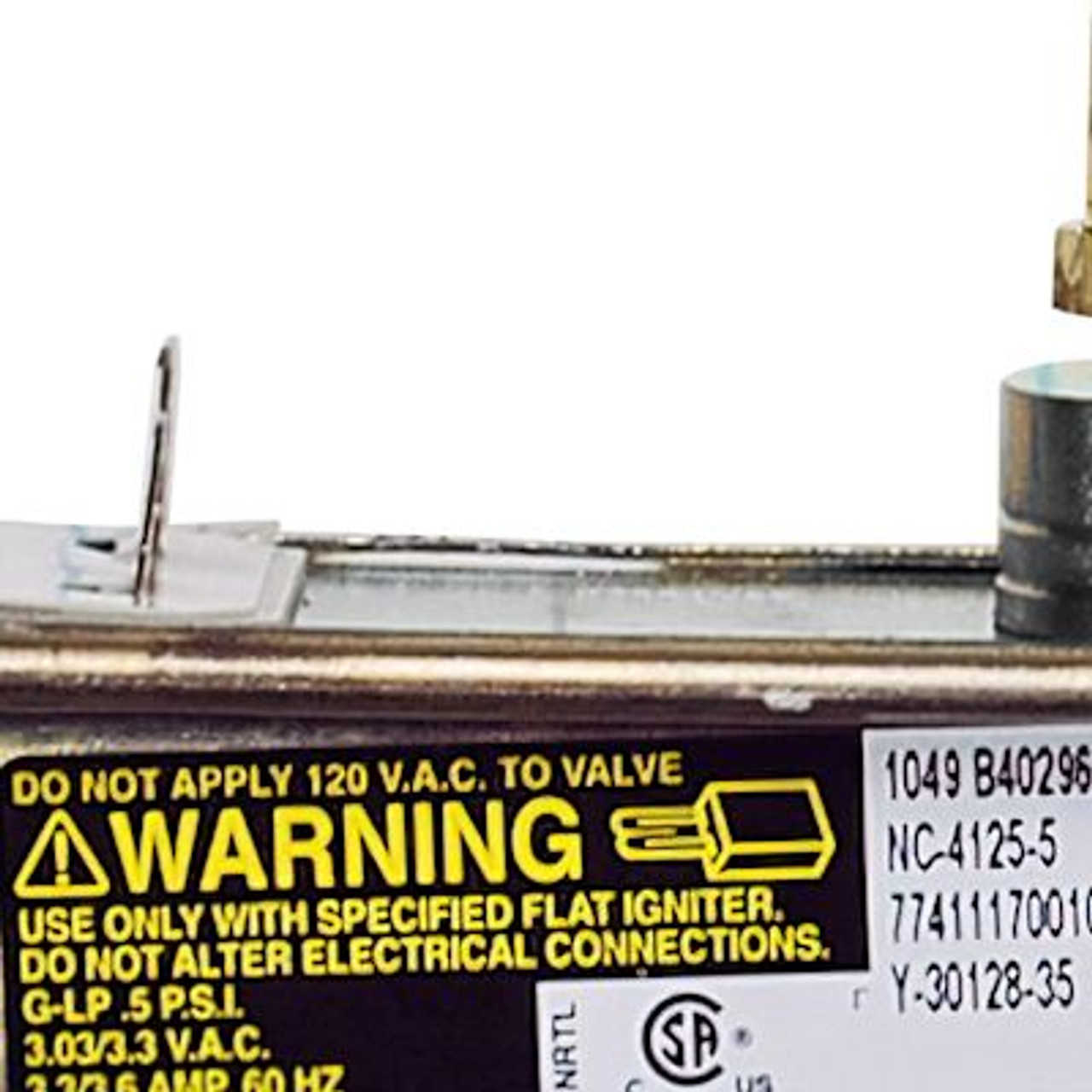 Frigidaire Safety Valve For Ranges Part #3203459