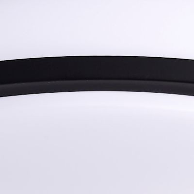 Satco Glamour LED 10" Cct Selectable Flush Mount Decorative Round Black Fixture