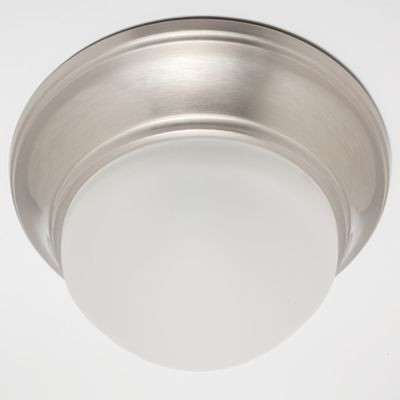 Seasons LED 21 Watt Ceiling Fixture, 13" Dia, Twist-Lock Glass, Satin NICKEL